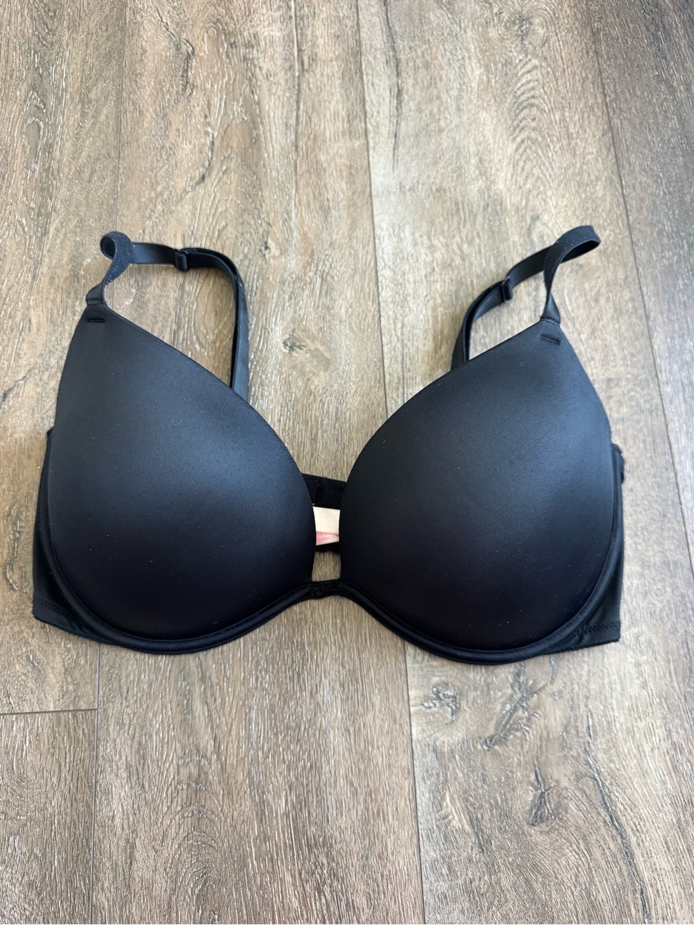 PINK Victoria's Secret Black Smooth T-Shirt Bra